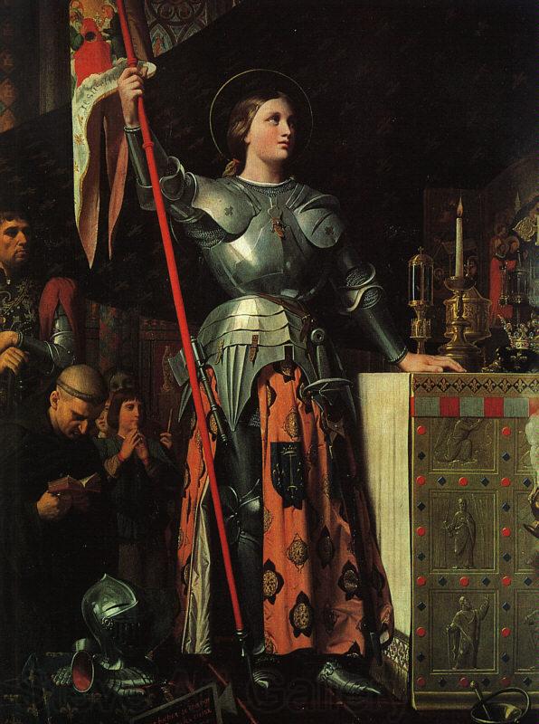 Jean-Auguste Dominique Ingres Joan of Arc at the Coronation of Charles VII Spain oil painting art